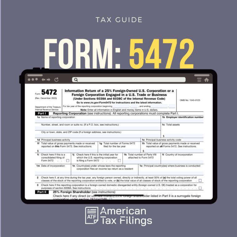Late Filing Form 5472: What Foreign-Owned LLCs Need to Know About ...